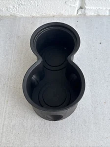 2006 -2010 HUMMER H3 center console PLASTIC BLACK cup holder insert USED OEM - Picture 1 of 3