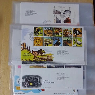 Collection 39 Commerative First Day Covers Royal Mail Addressed,Special H/stamp - Image 1 of 2