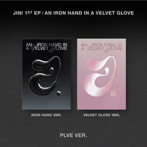 JINI An Iron Hand In A Velvet Glove 1st EP PLVE Ver 2SET Photocard+Sticker+Etc - Picture 1 of 4