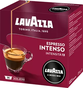 36 / 54 / 108 / 144/ 216 / 288 / 360 Capsule Caffè Lavazza A Modo Mio INTENSO ® - Imagen 1 de 1
