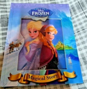 Disney Pixar FROZEN Anna Elsa Olaf Magical Story with Lenticular 3D Cover New - Imagen 1 de 2