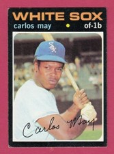 1971 Topps Baseball  #243  Carlos May - Chicago White Sox