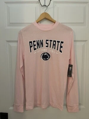 Penn State Nittany Lions New Pink Womens S Longsleeve T-shirt Knights Apparel  - Image 1 of 4