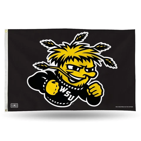 Wichita State Shockers 3X5 Indoor Outdoor Banner Flag w/grommets for hanging Cover