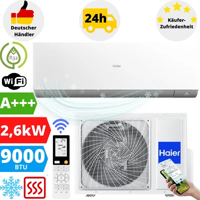 Haier Arctic Expert Plus Klimaanlage 9000BTU Klimagerät Klima WLAN 2,6kW R32 - Bild 1 von 4