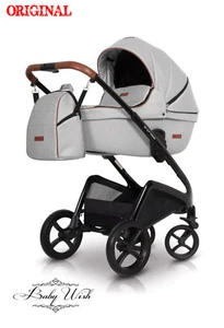 EUROCART EXPRESS PRAM BABY STROLLER 3in1 CARRYCOT + PUSHCHAIR + CAR SEAT - Picture 1 of 26