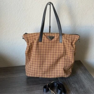 🤎Authentische PRADA Tessuto Stampato Nylon Saffiano Print Tasche 🤎 - Bild 1 von 15