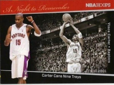 2011-12 Panini NBA Hoops A Night To Remember #20 Vince Carter Raptors NM Insert - Image 1 of 2
