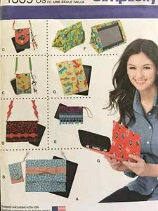 Simplicity 1339 Phone Tablet Cover Sewing Pattern E Reader - Bild 1 von 2