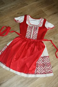 KL4558 @ original vintage Dirndl 70er Jahre @ Mini Balkonett Miederdirndl @ 34 - Bild 1 von 3