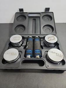 Capelli Sport Adjustable Dumbbells W/Case - Picture 1 of 7