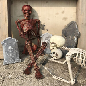 Life Size 6ft Posable Halloween Human Skeleton Decoration Indoor/Outdoor Prop
