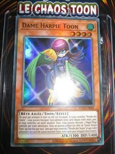 YU-GI-OH! SR SUPER RARE DAME HARPIE TOON TOCH-FR002 MINT NEUF EDITION 1 - Picture 1 of 2