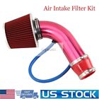 Car Cold Air Intake Filter Induction Pipe Power Flow Hose System Accessories USA