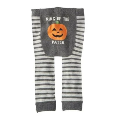 Mud Pie Halloween King of the Patch Knitted Pants  6-12 Months - Image 1 of 2