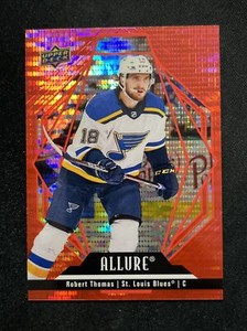 22-23 UD Allure Hockey Red Rainbow 82 Robert Thomas