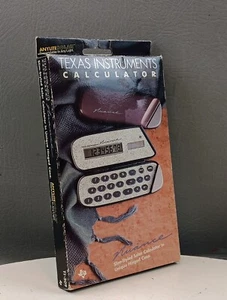 NEW Texas Instruments Nuance TI-309 Solar Powered Calculator Purse Pocket VTG - Picture 1 of 9