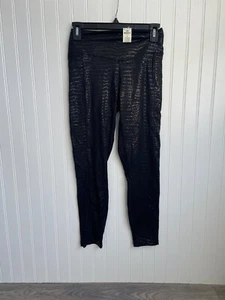 Victoria’s Secret Pink Ultimate Leggings High Waist Taschen Schlangenmuster Schwarz S - Bild 1 von 5