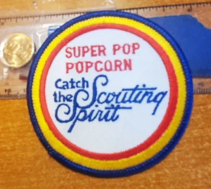 BSA GENERIC Super POP Popcorn, participation patch,"Catch the Scouting Spirit" - Picture 1 of 1
