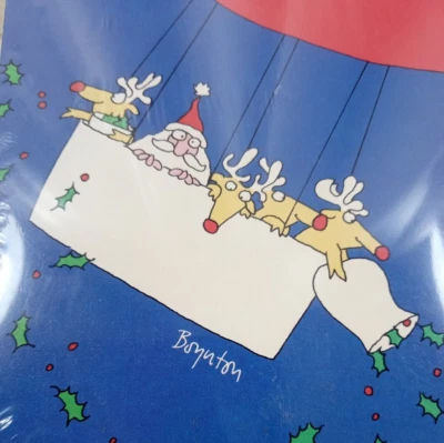 Vtg 80s Boynton Christmas Celebration 16 Party Invitations Recycled Paper -  A - Image 1 of 4