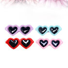  20 Pcs Haustierhaar-Accessoire Haarspangen Für Mädchen Herzform