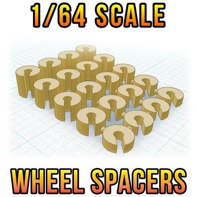 1/64 Scale Axle SPACERS for Customs for Hot - Image 1 of 4