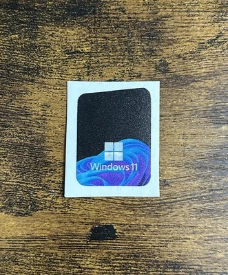 1x Windows 11 OS Prismatic Desktop / Laptop sticker label (NEW) - Image 1 of 2