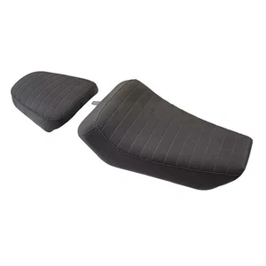 Fit For Customized Royal Enfield Himalayan 411 Touring Front Rear Black Seat D32 - Foto 1 di 5