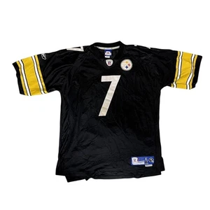 Trikot Pittsburgh Steelers Ben Roethlisberger #7 Reebok schwarz Größe XL +2 - Bild 1 von 6