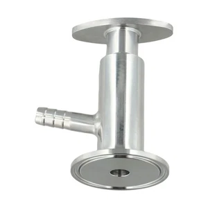 Sampling Valve Clamp PTFE Sample Valve Tri Clamp 1/2” Inch 10MM Hose Barb - Picture 1 of 13