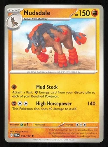 Mudsdale 092/162 Regular Near Mint Pokemon TCG S&V Temporal Forces TEF - Picture 1 of 1