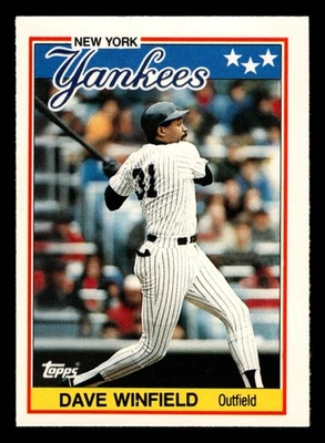 1988 Topps UK Minis Dave Winfield #85 NY Yankees HOF HIGH GRADE PACK FRESH! - Image 1 of 2