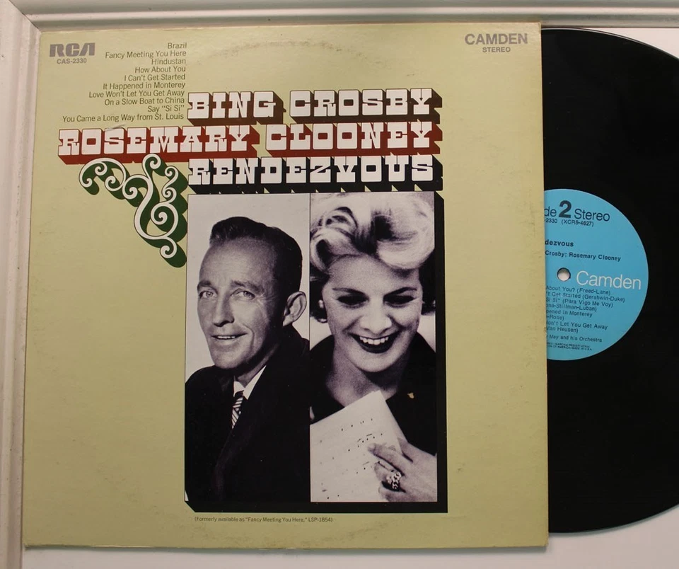 Bing Crosby, Rosemary Clooney Lp Rendezvous On Rca Camden - Vg+ To Vg++/ Vg++ - Image 1 of 1
