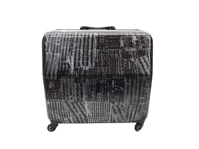 Akkordeonkoffer Trolley Hartschale Premium schwarz Notendesign 120 Bass Koffer - Bild 1 von 4