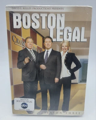 Boston Legal DVD Complete Season 3 Englisch 7 Discs Neu Verschweißt ✅️ - Bild 1 von 4