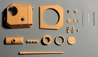 CHESAPEAKE MODEL DESIGN CMD-17 - PANTHER D EARLY TURRET CONVERSION - 1/35 RESIN - Immagine 1 di 3