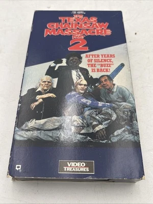 The Texas Chainsaw Massacre 2 (VHS, 1989) - Image 1 of 4