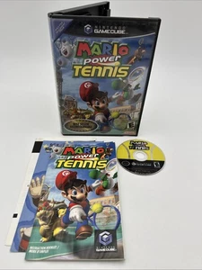 Mario Power Tennis (Nintendo GameCube, 2004) CIB w/Manual & Inserts EUC - Picture 1 of 8