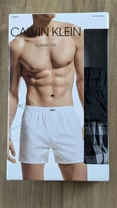 Boxer uomo Calvin Klein confezione 2 pezzi cotone classico tessuto - Foto 1 di 7