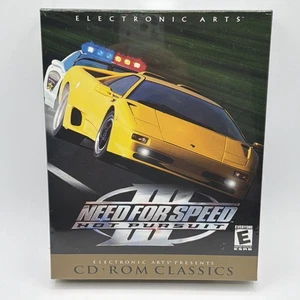 Need for Speed III 3 Hot Pursuit NIB PC Game NEW Factory Sealed Big Box Windows - Picture 1 of 6