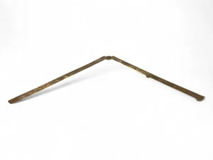 Antique Folding Brass 2 Foot Rule, By Higgison Map Navigation Sailing Tool - Picture 1 of 3