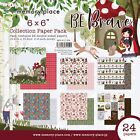 Memory Place Double-Sided Paper Pack 6"X6" 24/Pkg-Be Brave MP-61159