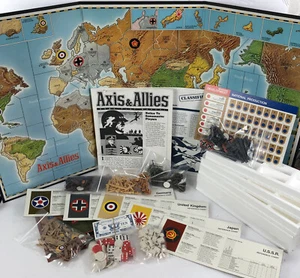 Vintage 1984 AXIS & ALLIES Spring 1942 Board Game Milton Bradley 100% COMPLETE - Picture 1 of 11