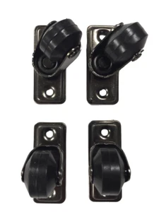 Replacement Luggage Suitcase Swivel/Rigid Wheel Kit, 4 Wheels with Rivets - Picture 1 of 15