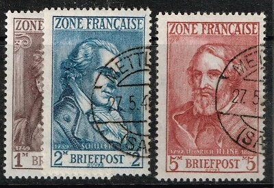 GERMANY #4N11-13 (3) used F/VF CTO? - Image 1 of 2