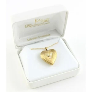 Mt. Rushmore Black Hills - Gold Filled Heart Locket w Necklace FAST SHIPPING - Picture 1 of 4