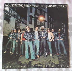 THIS TIME IT'S FOR REAL - SOUTHSIDE JOHNNY - LP 33 GIRI USA 1977 EPIC - PE 34668 - Foto 1 di 11