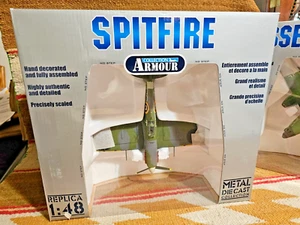 🔥FRANKLIN ARMOUR Col 1:48 Spitfire Mark V 124 SQN RAF ROBERT TUCK 98160 MINT!🔥 - Picture 1 of 11