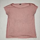 American Eagle Outfitters Women's Pink Short Sleeve Casual T-shirt Size XL