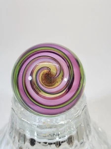 BEAUTIFUL ART GLASS MARBLE Geoffrey Beetem Signed, 1.25" approx - Picture 1 of 7